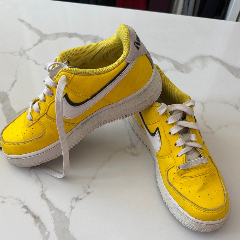 Nike Kids Bright Yellow Sneakers